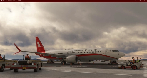 iFly 737 Max 上海航空 Shanghai Airlines B-1382  With Cabin 8K