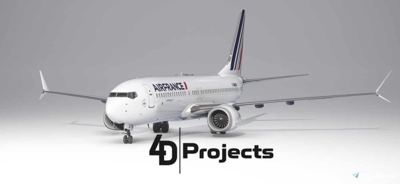 iFly 737 MAX 8 Air France (w/cabin) - Image 1