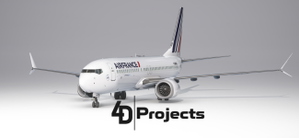 iFly 737 MAX 8 Air France (w/cabin) thumbnail 1