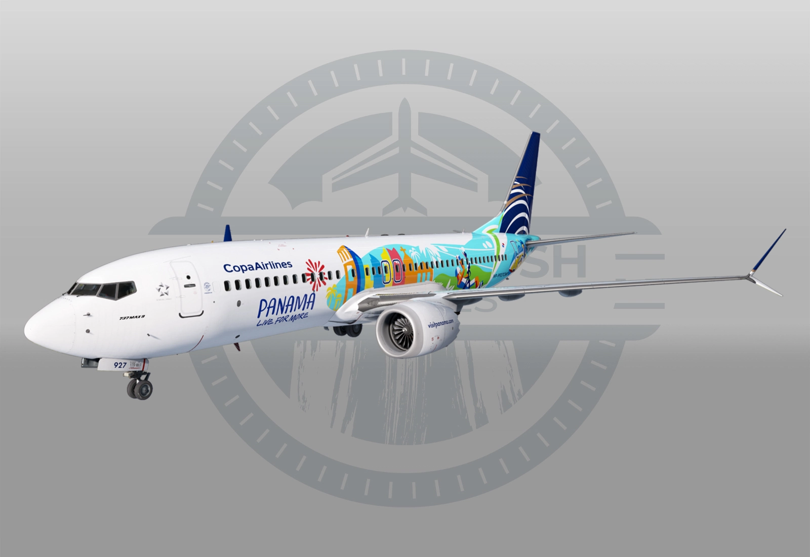 iFly 737 MAX 8 Copa Airlines HP-9927CMP - "Live for More" - Image 1