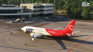 iFly Boeing 737 MAX 8 LOT Bank Pekao Livery SP-LVG thumbnail 2