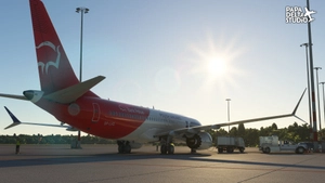 iFly Boeing 737 MAX 8 LOT Bank Pekao Livery SP-LVG thumbnail 3