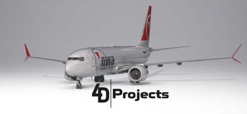 iFly 737 MAX 8 Northwest Airlines (w/cabin)