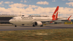 iFly 737 MAX 8 Qantas Airways VH-VZU with Cabin thumbnail 2