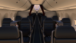 iFly 737 MAX 8 Qantas Airways VH-VZU with Cabin thumbnail 9