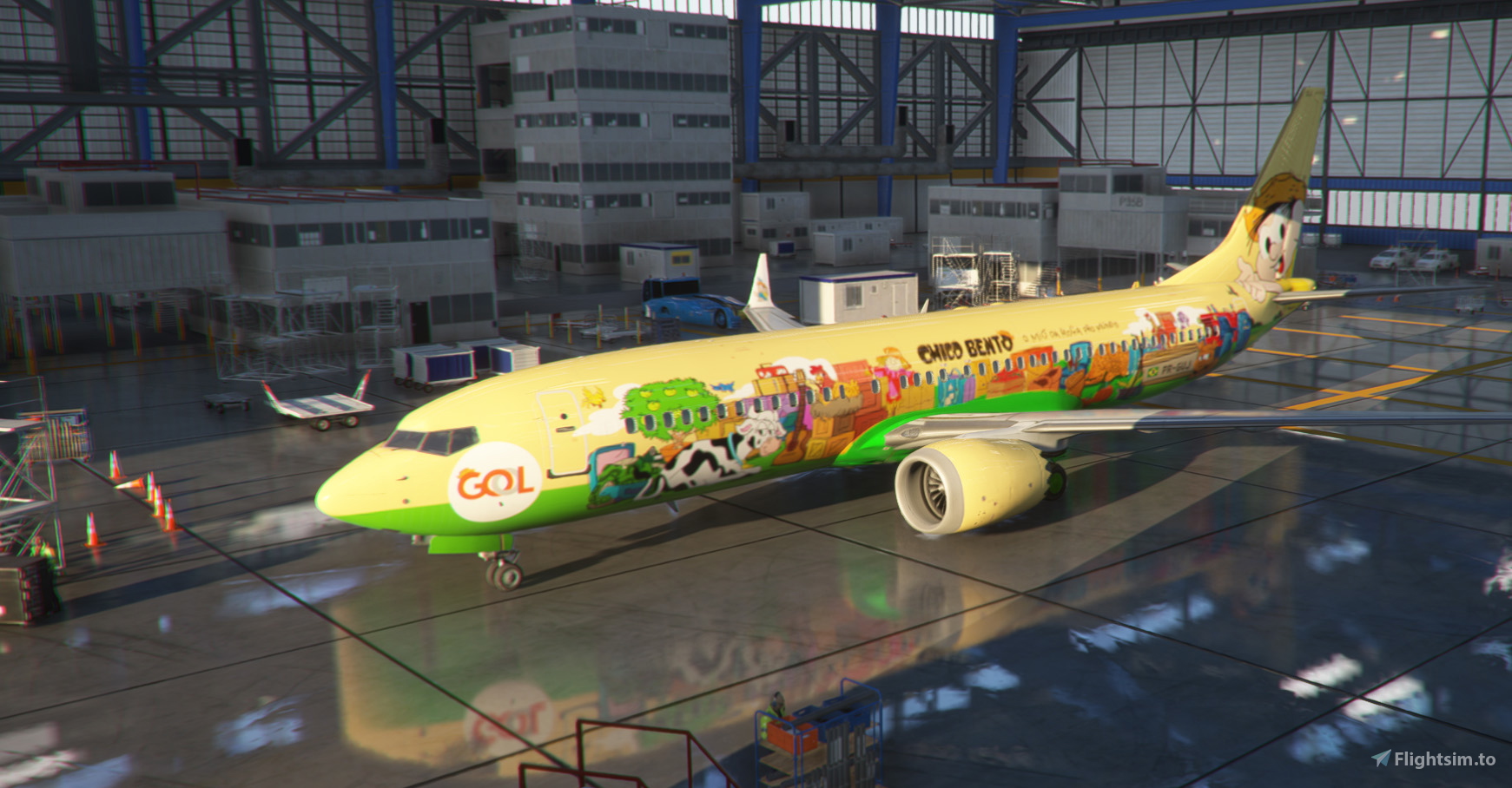 iFLY 737 MAX] GOL - CHICO BENTO (PR-GUJ) for Microsoft Flight