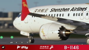 iFly 737 Max Shenzhen Airlines 深圳航空 B-1146 with cabin 8k thumbnail 8