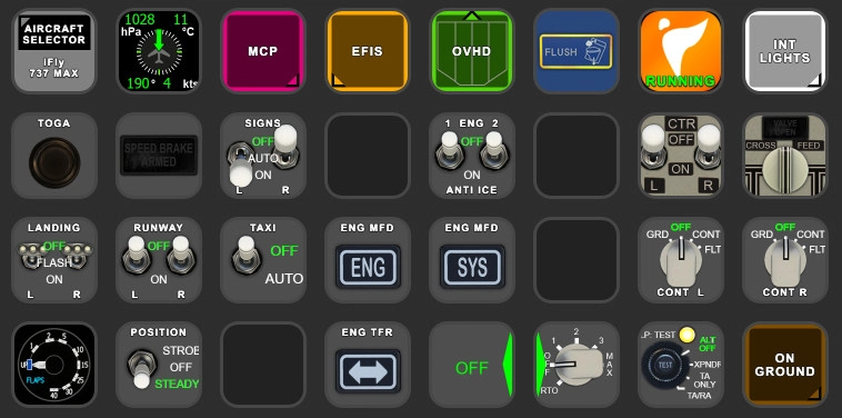 iFly 737 MAX StreamDeck XL & PLUS profile & AAO Scripts - Image 1