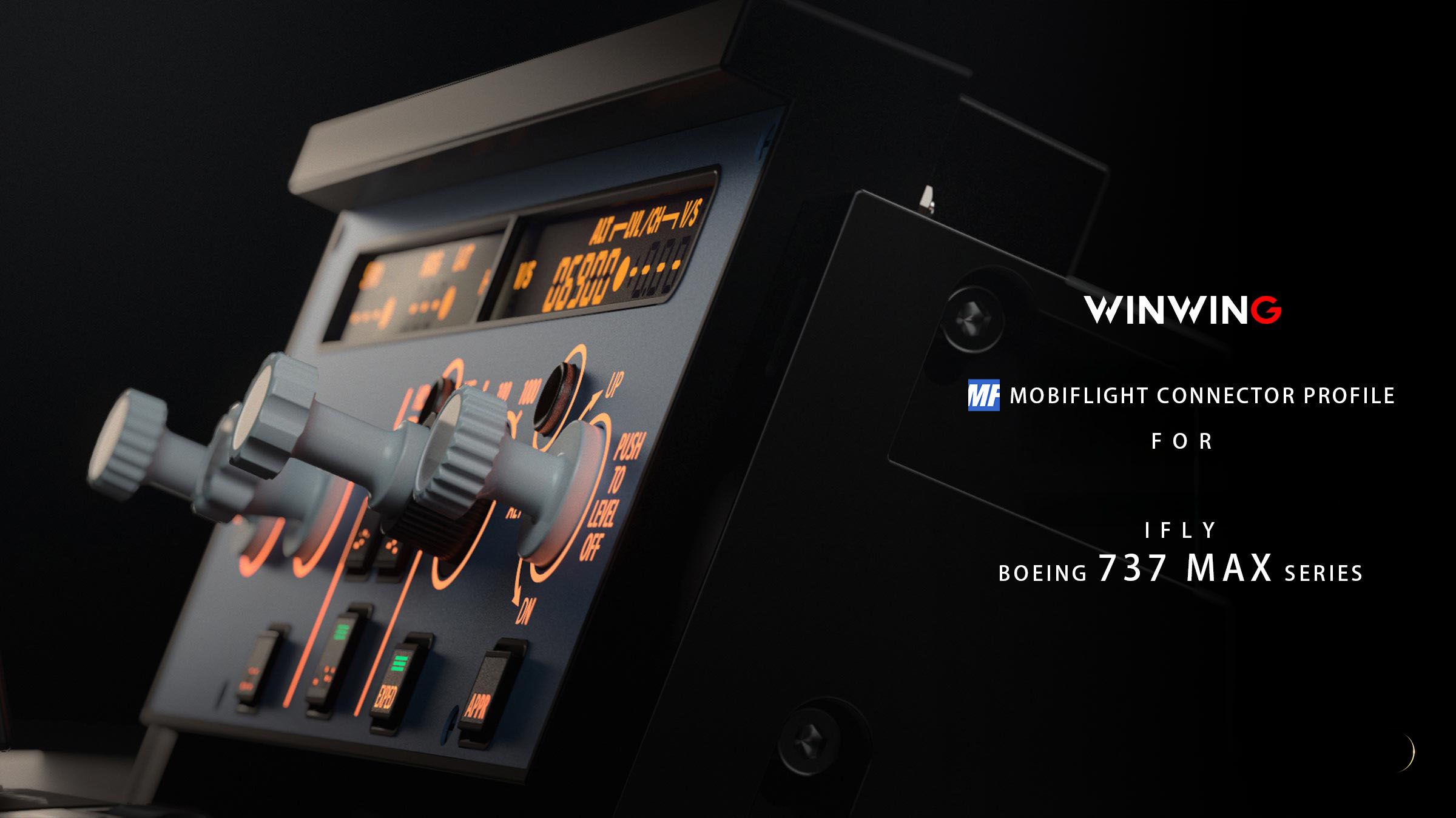 iFly 737 MAX | WinWingSim FCU+EFIS L | Mobiflight Connector Customized Profile - Image 1