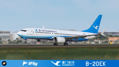 iFly 737 Max Xiamen Airlines 厦门航空 B-20EK with cabin 8k