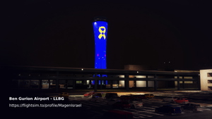 Improved  airport LLBG Textures | Fixed Textures + Yellow pin light ATC🎗 | David Rosenfeld LLBG thumbnail 2