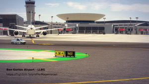Improved  airport LLBG Textures | Fixed Textures + Yellow pin light ATC🎗 | David Rosenfeld LLBG thumbnail 6