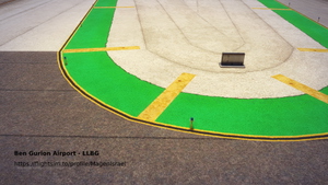 Improved  airport LLBG Textures | Fixed Textures + Yellow pin light ATC🎗 | David Rosenfeld LLBG thumbnail 7