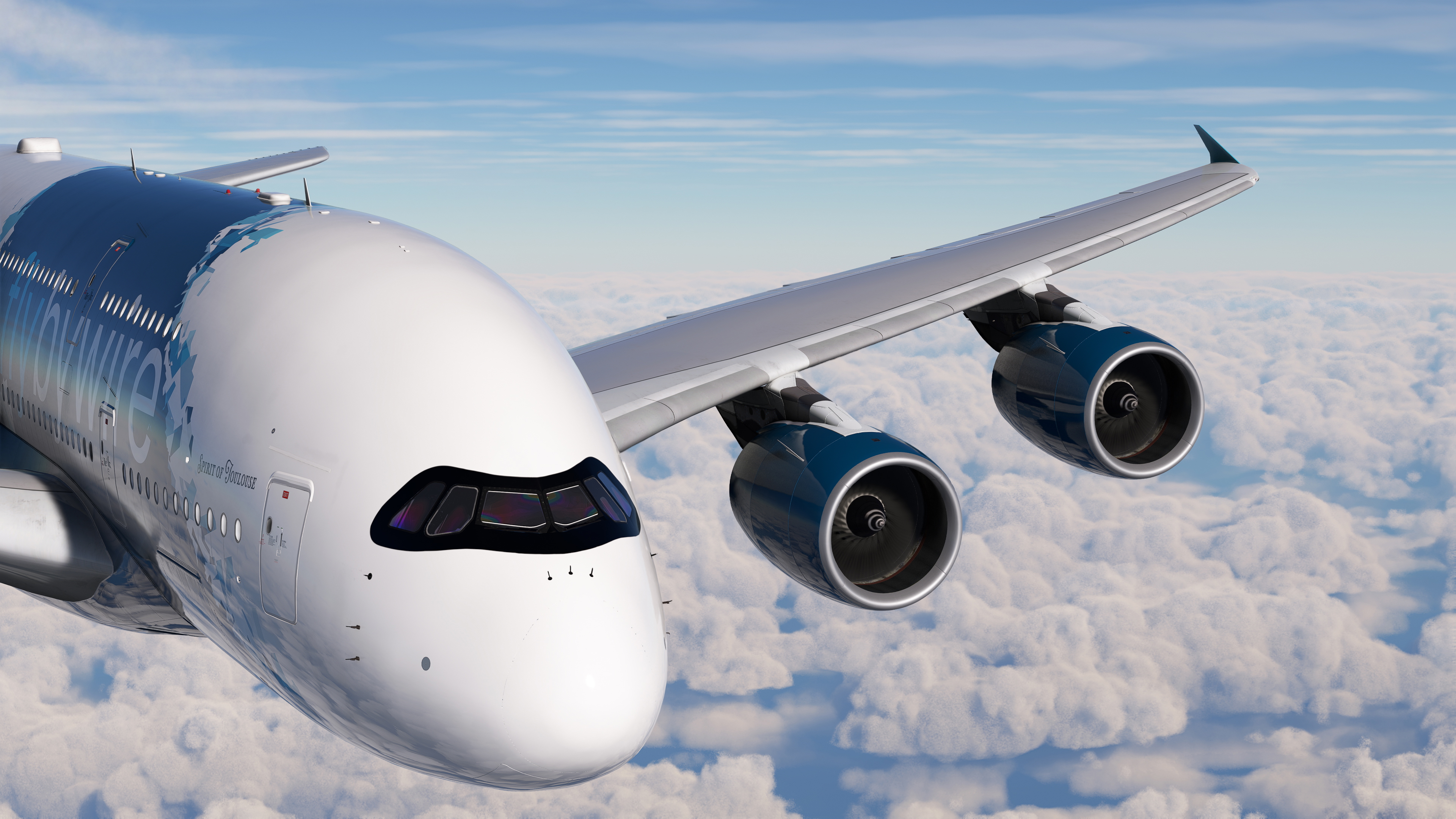 Improved Spinner Blur | FlyByWire A380 - Image 1