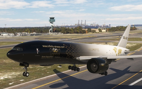 Infinity Airways Boeing 777-F-300ER – Easter Eggspedition Special Edition