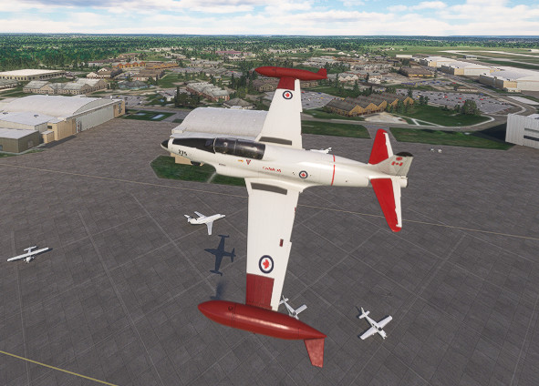 Inibuids T-33 RCAF Snowbird for Microsoft Flight Simulator | MSFS