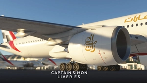 iniBuild A350-1000 Emirates New Livery (A6-EYA) Fictionnal | Requested thumbnail 5