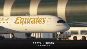 iniBuild A350-1000 Emirates New Livery (A6-EYA) Fictionnal | Requested thumbnail 6