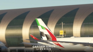 iniBuild A350-1000 Emirates New Livery (A6-EYA) Fictionnal | Requested thumbnail 7