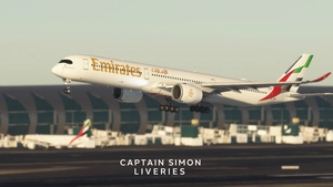 iniBuild A350-1000 Emirates New Livery (A6-EYA) Fictionnal | Requested thumbnail 2