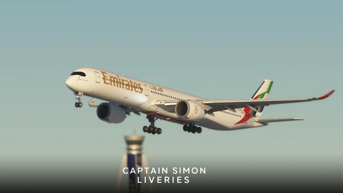 iniBuild A350-1000 Emirates New Livery (A6-EYA) Fictionnal | Requested