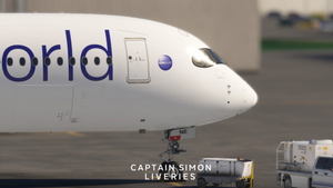 iniBuild A350-1000 Qatar Airways One World A7-ANE thumbnail 2