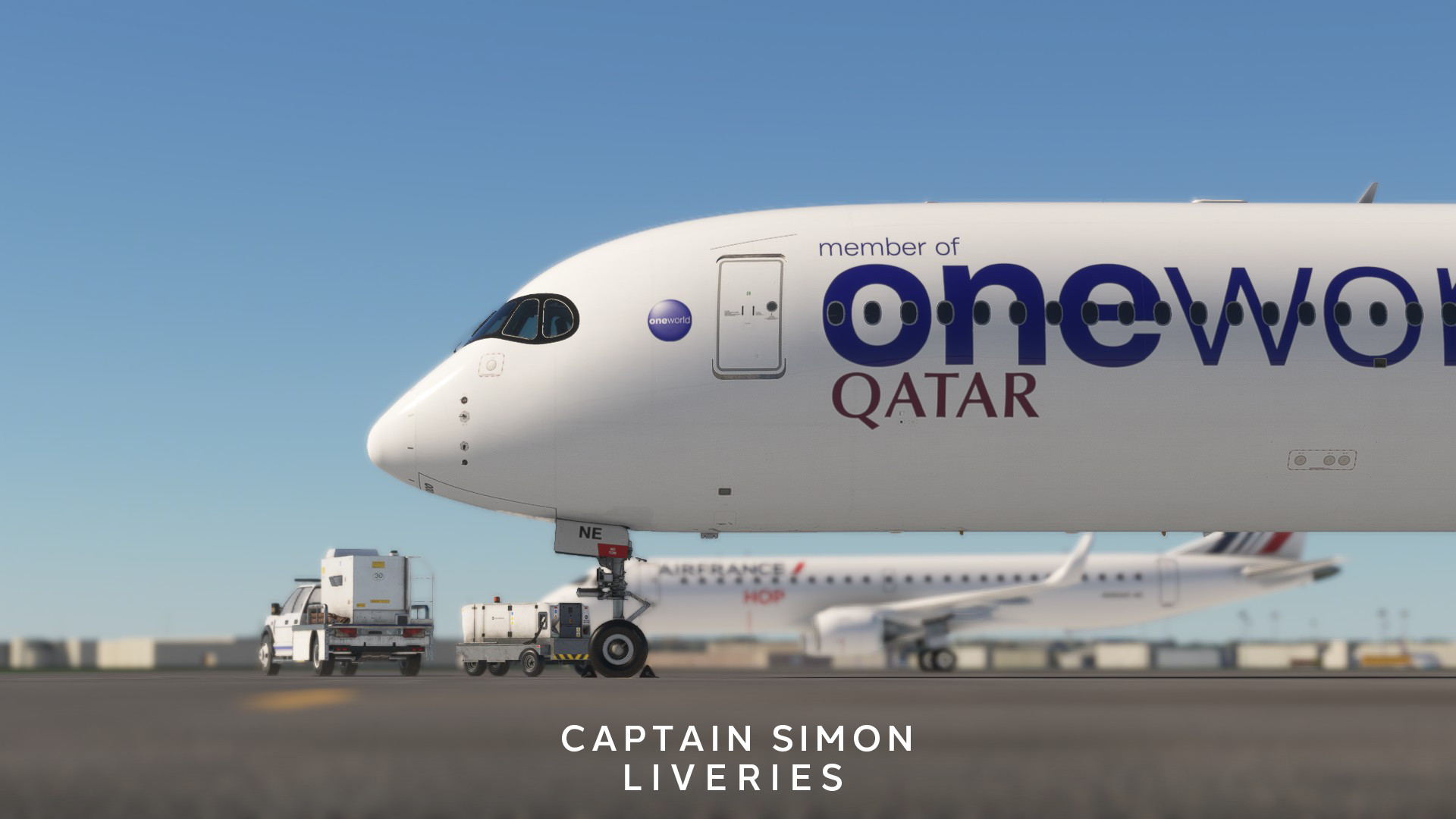 iniBuild A350-1000 Qatar Airways One World A7-ANE - Image 1