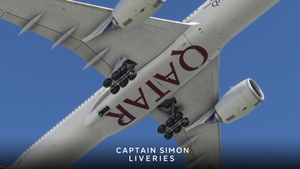iniBuild A350-1000 Qatar Airways One World A7-ANE thumbnail 5