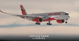iniBuild A350-900 Air India - VT-JRB thumbnail 11