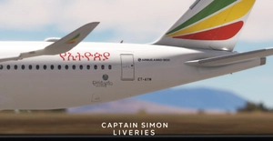 iniBuild A350-900 Ethiopian Airlines - ET-AYM thumbnail 3