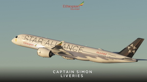 iniBuild A350-900 Ethiopian Airlines (Star Alliance colors) - ET-AYN 4K thumbnail 10