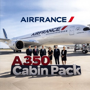 [iniBuilds A350] Air France Cabin Pack thumbnail 1