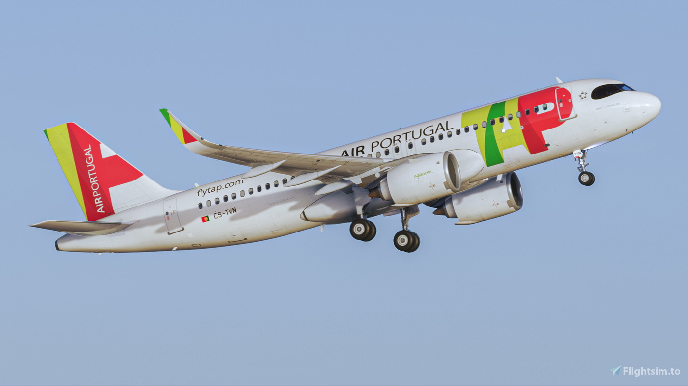 Inibuilds A20N TAP Air Portugal CSTVN "Manuel Cargaleiro" High