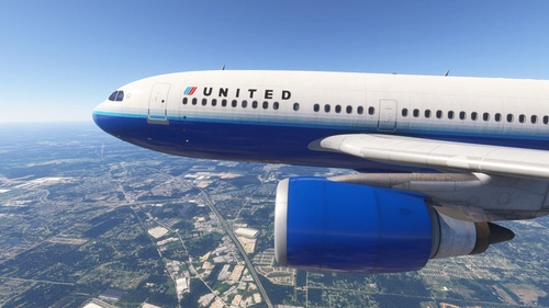 iniBuilds A310-300 /w cabin United Airlines - Blue Tulip (N525UA)