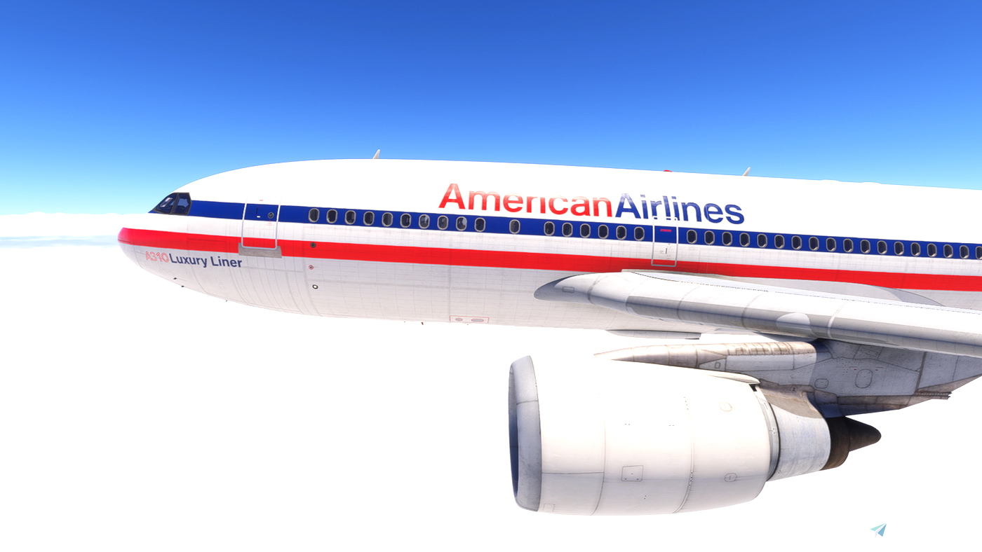 iniBuilds A310-300 /w cabin American Airlines - no metal (N91050) for ...