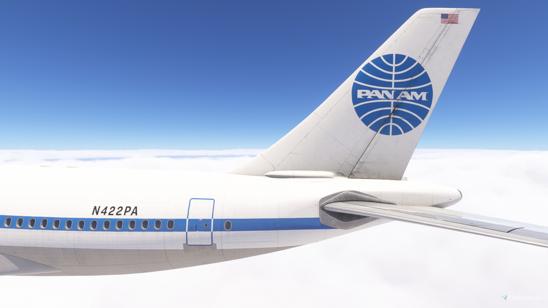 iniBuilds A310-300 /w cabin PAN AM - Retro Design (N422PA