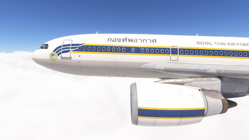 iniBuilds A310-300 /w cabin Royal Thai Air Force (HS-TYQ)