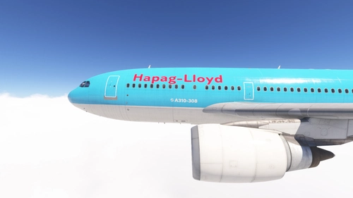 iniBuilds A310-300 /w cabin Hapag Lloyd (D-AHLV)