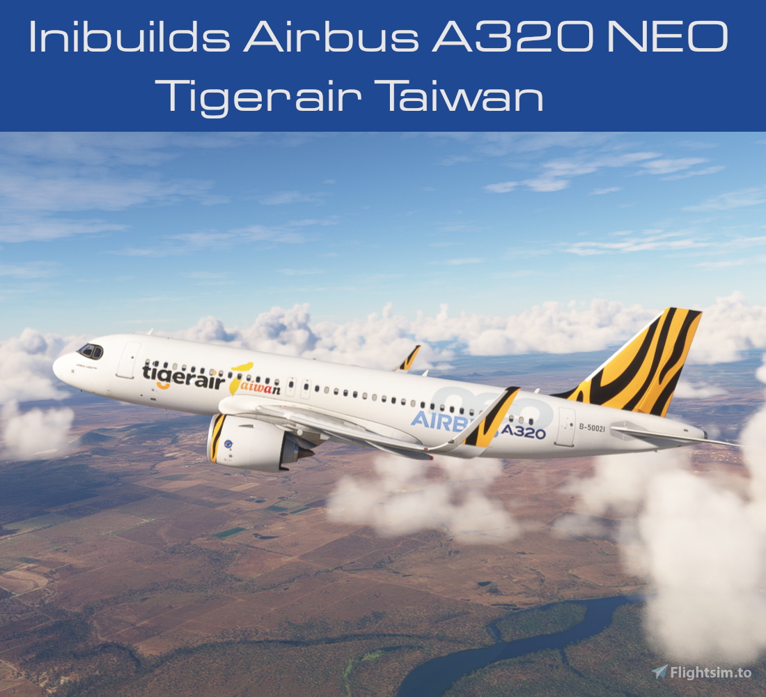 Inibuilds A320 NEO Tigerair Taiwan for Microsoft Flight