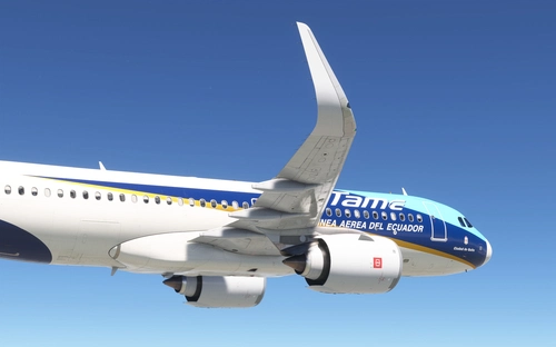 iniBuilds A320neo - TAME 2008 livery (Fictional) 4K