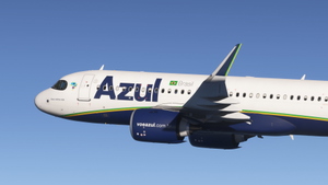 iniBuilds A320neo | Azul Linhas Aéreas - PR-YSG | Azul, Minha Vida | 8K w/Cabin thumbnail 6