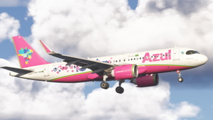 iniBuilds A320neo | Azul Rosa 10 Anos - PR-YRS | Vitoriosas da Azul | 8K w/Cabin thumbnail 6