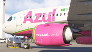 iniBuilds A320neo | Azul Rosa 10 Anos - PR-YRS | Vitoriosas da Azul | 8K w/Cabin thumbnail 7