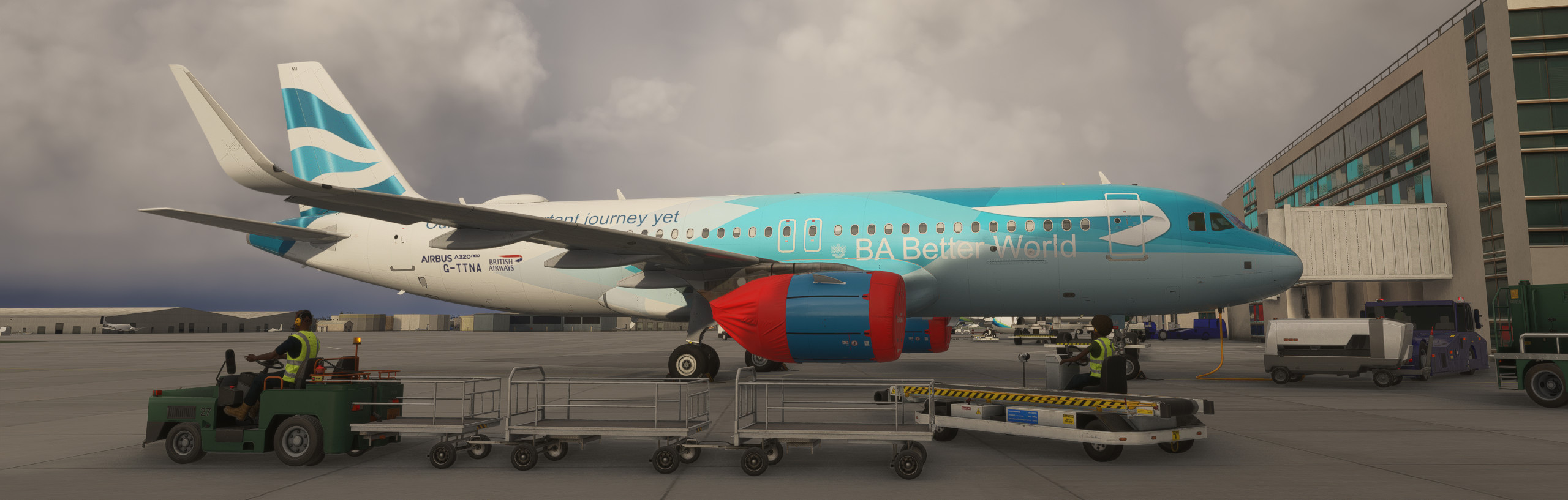 iniBuilds A320neo | British Airways (BA Better World) G-TTNA | MSFS 2024 - Image 1