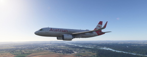 iniBuilds A320neo |Austrian Airlines OE-LZN | MSFS 2024 thumbnail 3
