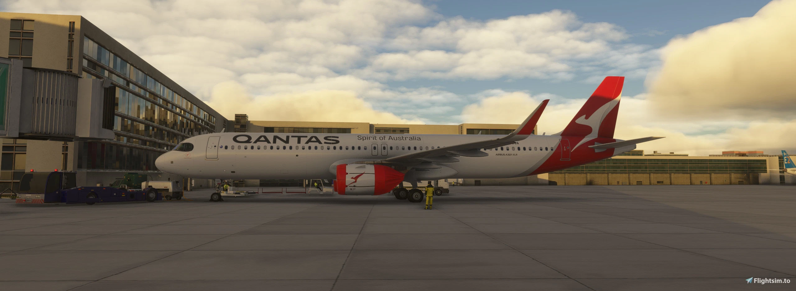 iniBuilds A321neo | Qantas VH-OGA | MSFS 2024 - Image 1