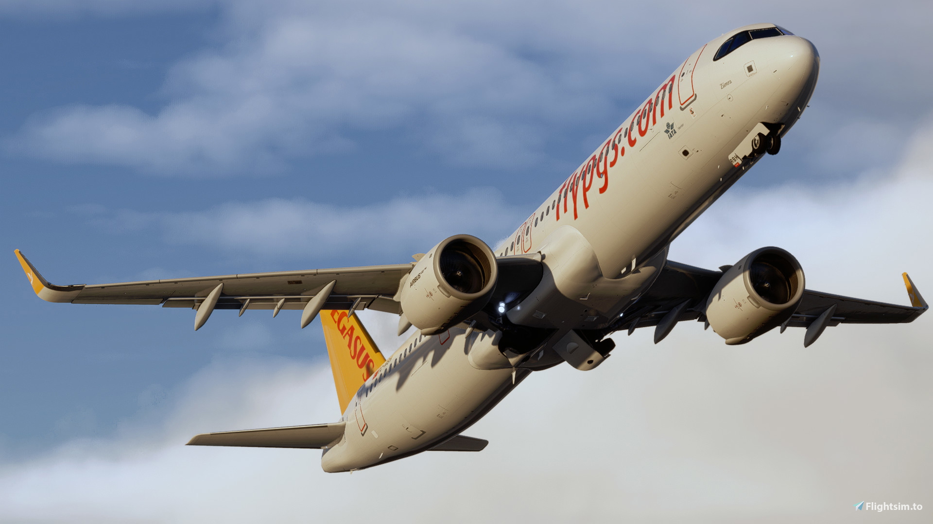 Inibuilds A321LR ｜Pegasus ｜TC - RBH｜MSFS 2024 - Image 1
