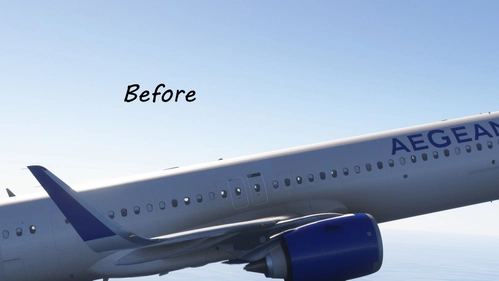 iniBuilds A321LR Wing Flex Fix