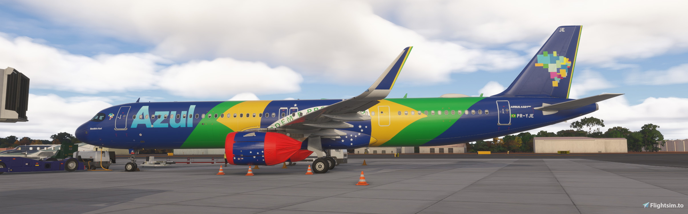 iniBuilds A321neo | Azul PR-YJE | MSFS 2024 - Image 1