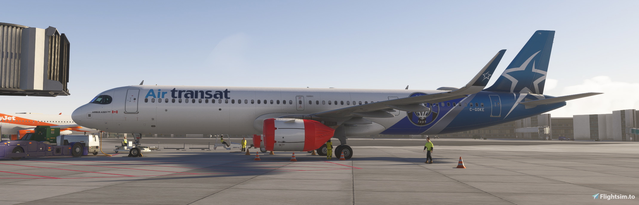 iniBuilds A321neo |Air Transat C-GOKE | MSFS 2024 - Image 1